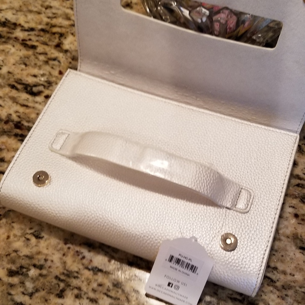 Occasionally Pearl Whiite Envelope Clutch …